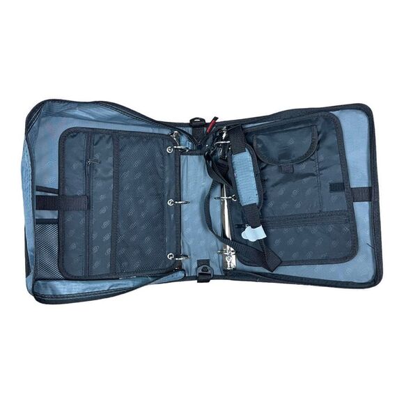 NWT Case-It School Binder 2 in 1 Dual Ring Binder, 3" Capacity Strap Pencil Case - Picture 3 of 5